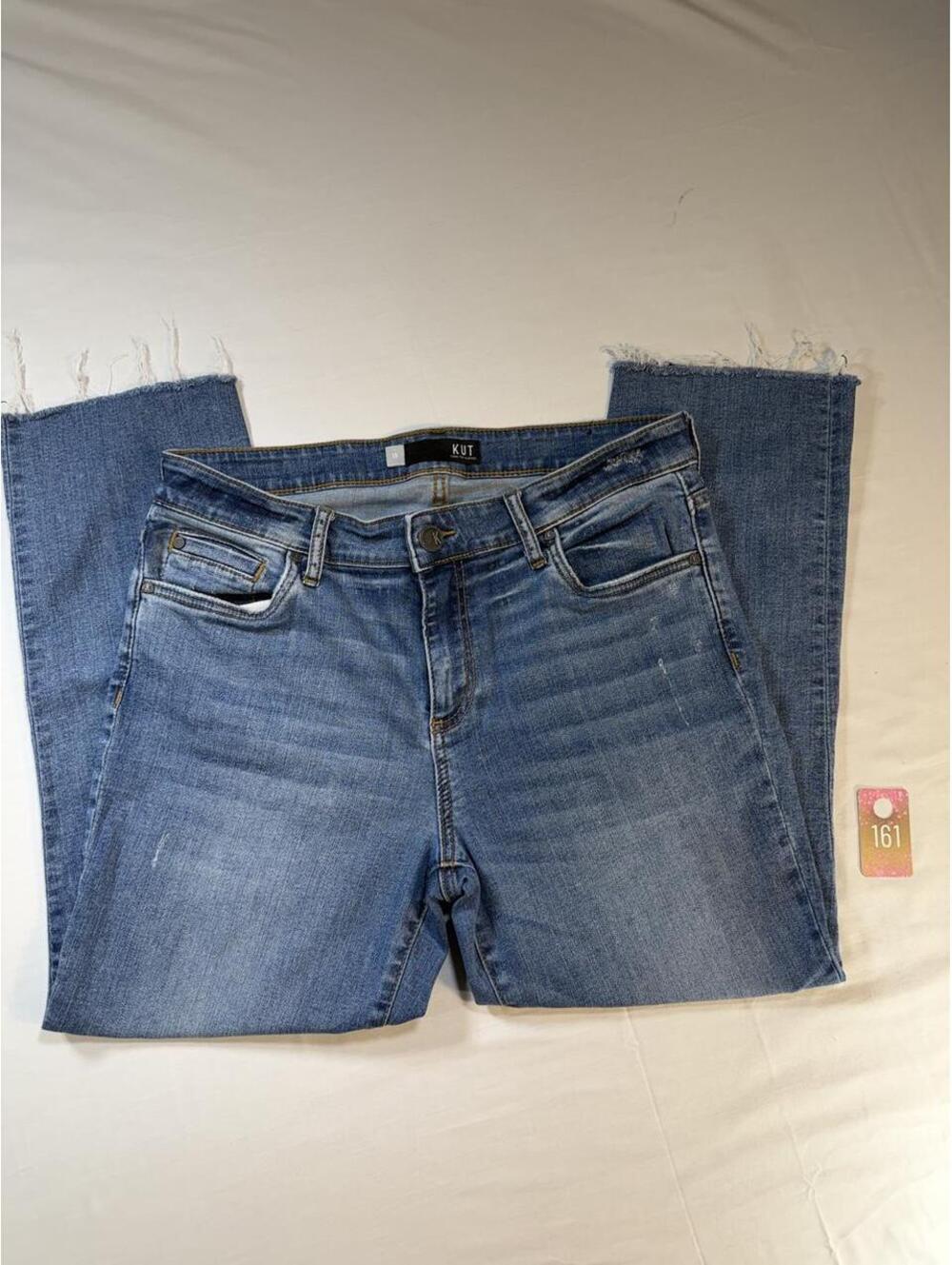 KUT from the clothed blue jeans size 10 #denim #kut